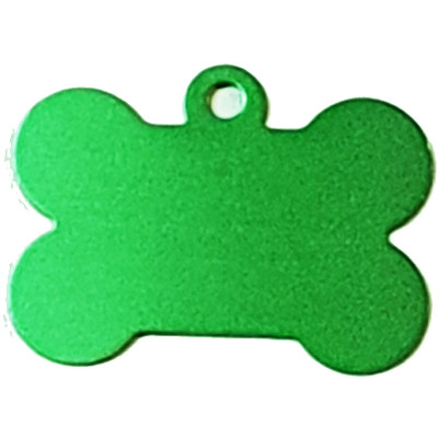 PLOŠČICA GRAVIRANA KOST-zelena